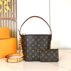 M12925 Bông hoa này All InBB Xph túi xách vải Monogram với các mảnh kim loại sáng bóng