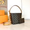M12925 Bông hoa này All InBB Xph túi xách vải Monogram với các mảnh kim loại sáng bóng