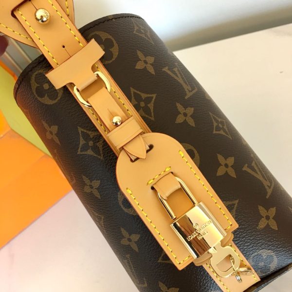 M12925 Bông hoa này All InBB Xph túi xách vải Monogram với các mảnh kim loại sáng bóng