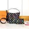 M13089 Bông hoa này All InBB Xph túi xách vải Monogram với các mảnh kim loại sáng bóng