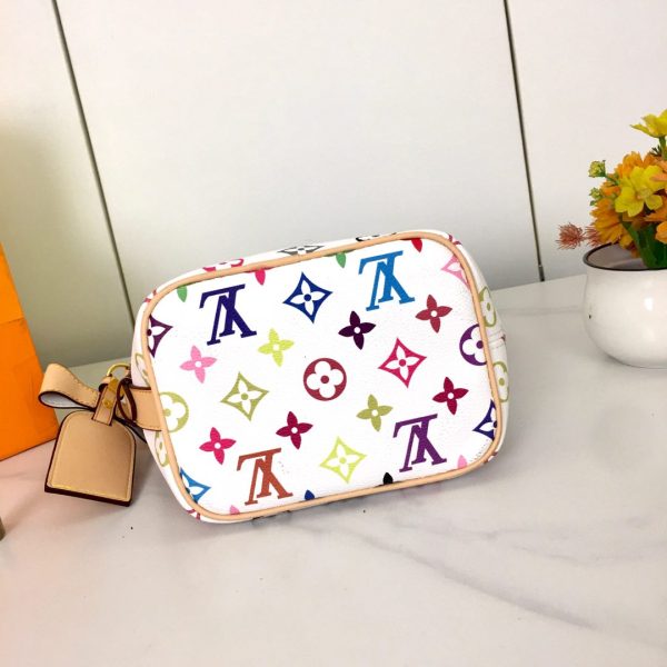 M13089 Bông hoa này All InBB Xph túi xách vải Monogram với các mảnh kim loại sáng bóng