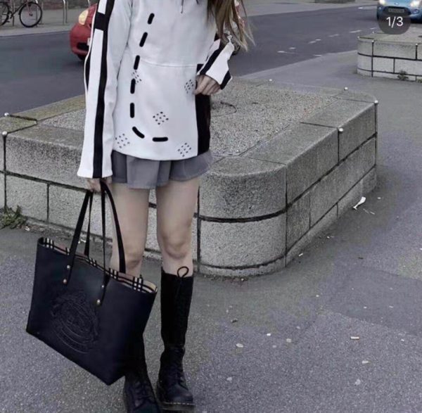 Burberry, huy hiệu, da thú, túi xách