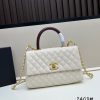 Chanel Coco Handle Ngưu vàng đen