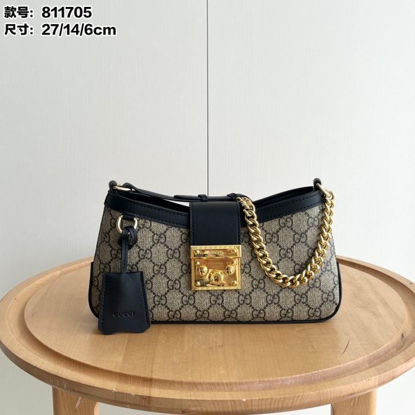 Padlock bộ sưu tập ba lô vai nhỏ. Supreme vải bố