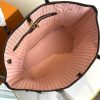 Mô hình 40995 gốc, huyền thoại túi xách Neverfull lớn nhưng không nặng nề được làm bằng vải vải Damier Ebène