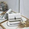This Lady Dior mobile phone bag is elegant in style.