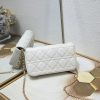This Lady Dior mobile phone bag is elegant in style.