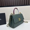 Chanel Coco Handle Ngưu vàng đen