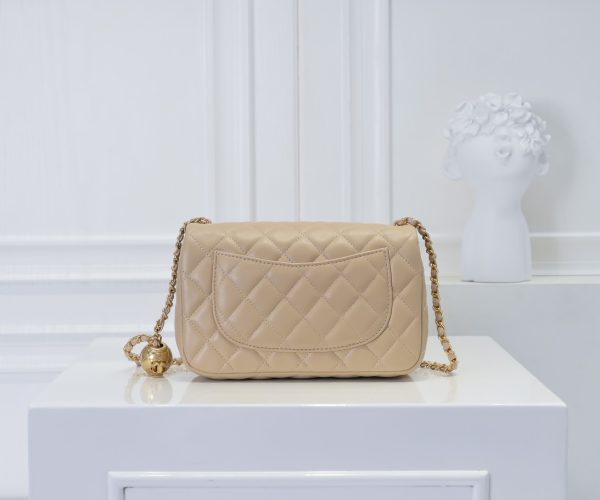 Chanel ₽ sét kim loại cf mini túi nắp miệng toàn cầu