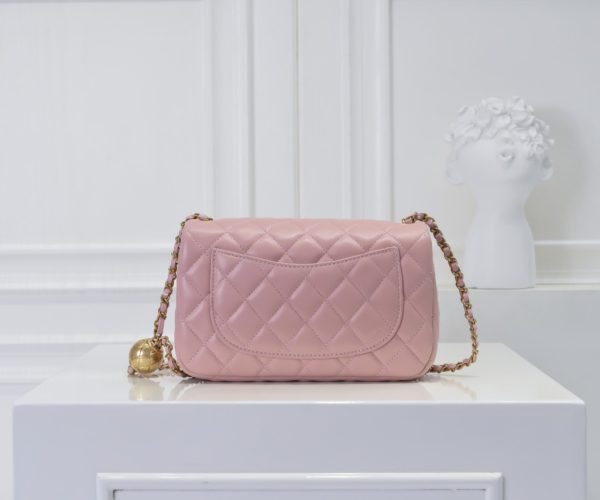 Chanel ₽ sét kim loại cf mini túi nắp miệng toàn cầu