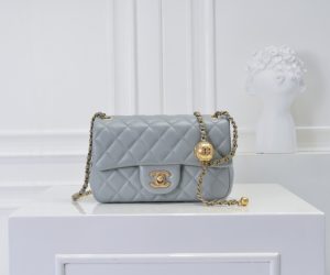 Chanel ₽ sét kim loại cf mini túi nắp miệng toàn cầu