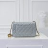 Chanel ₽ sét kim loại cf mini túi nắp miệng toàn cầu