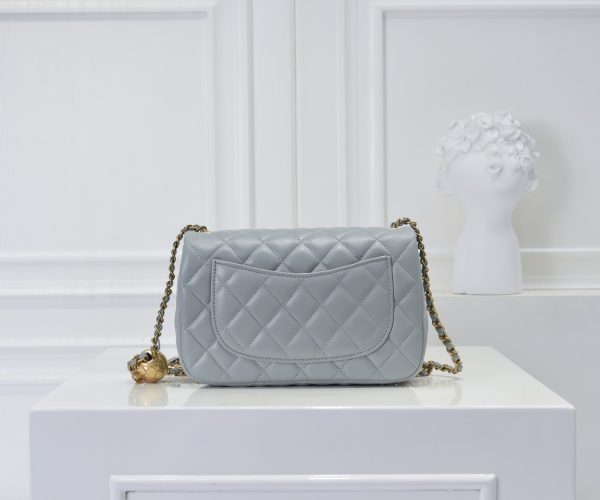 Chanel ₽ sét kim loại cf mini túi nắp miệng toàn cầu