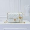 Chanel ₽ sét kim loại cf mini túi nắp miệng toàn cầu