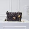 Chanel ₽ sét kim loại cf mini túi nắp miệng toàn cầu