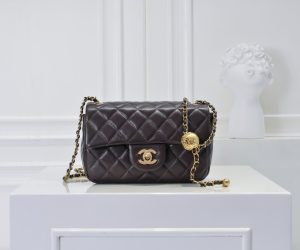 Chanel ₽ sét kim loại cf mini túi nắp miệng toàn cầu