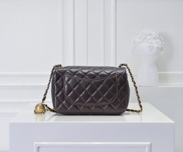 Chanel ₽ sét kim loại cf mini túi nắp miệng toàn cầu