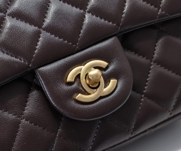 Chanel ₽ sét kim loại cf mini túi nắp miệng toàn cầu