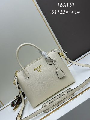 Prada, đôi vai, da bò, đôi tay cầm có thể tháo, đôi tay cầm có thể điều chỉnh, đôi vai có thể tháo