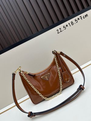 RADA Re-Edition NaplaK phụ nữ Prada túi một vai hoặc xích