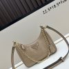 RADA Re-Edition NaplaK phụ nữ Prada túi một vai hoặc xích