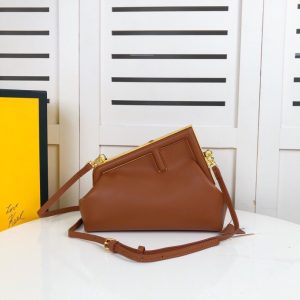 Toàn mạng điên cướp FEND1 First vải hoa cũ / vật liệu da bò Napa mềm (mây bao bì)