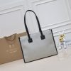 Burberry, hai màu vải vải bạt, da thú Freya Ý, túi Tottenham