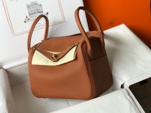 indy” 26cm Nhập khẩu da bò tót Togo khóa vàn