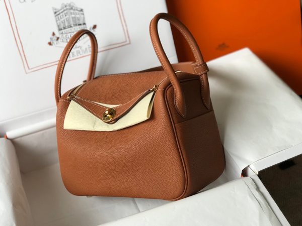 indy” 26cm Nhập khẩu da bò tót Togo khóa vàn