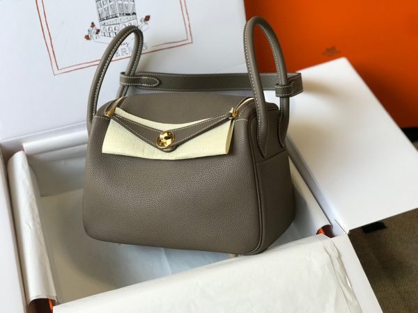 indy” 26cm Nhập khẩu da bò tót Togo khóa vàn