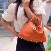 indy” 26cm Nhập khẩu da bò tót Togo khóa vàn