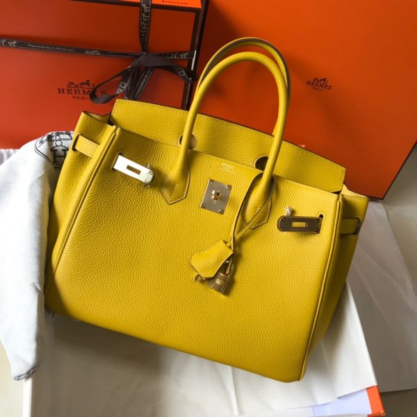 Lông nâng cấp Hermès-birkin Platinum 30cm nhập khẩu da bò