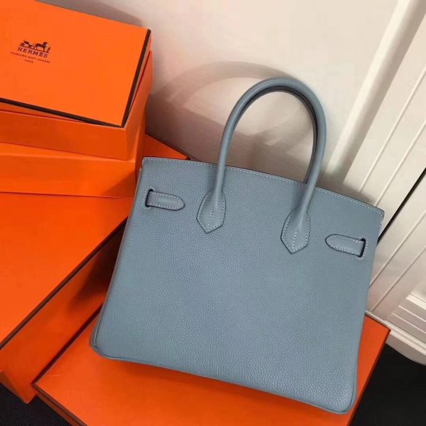 Lông nâng cấp Hermès-birkin Platinum 30cm nhập khẩu da bò