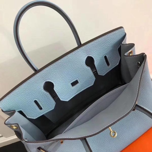 Lông nâng cấp Hermès-birkin Platinum 30cm nhập khẩu da bò