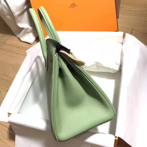 Lông nâng cấp Hermès-birkin Platinum 30cm nhập khẩu da bò