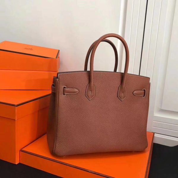Lông nâng cấp Hermès-birkin Platinum 30cm nhập khẩu da bò