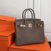 Lông nâng cấp Hermès-birkin Platinum 30cm nhập khẩu da bò