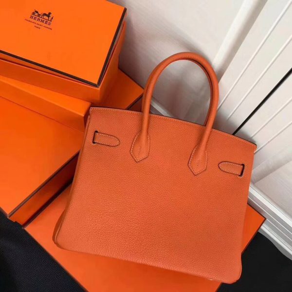 Lông nâng cấp Hermès-birkin Platinum 30cm nhập khẩu da bò
