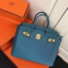 Lông nâng cấp Hermès-birkin Platinum 30cm nhập khẩu da bò