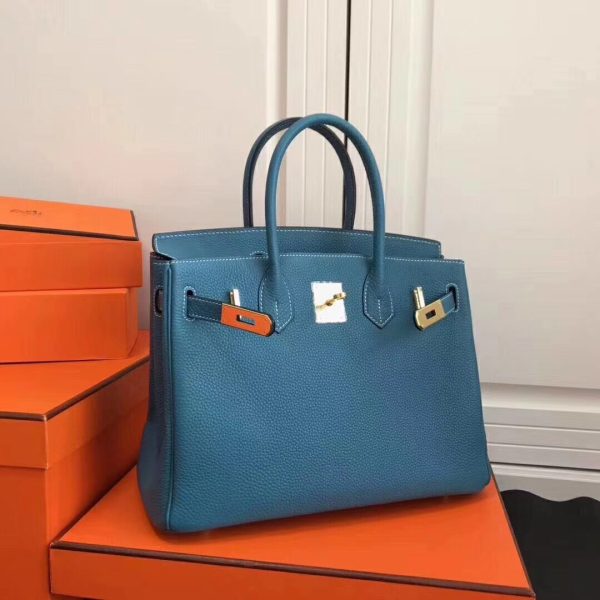 Lông nâng cấp Hermès-birkin Platinum 30cm nhập khẩu da bò