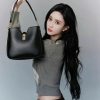 CELINE: Túi da đen có thể mang theo vai và xích