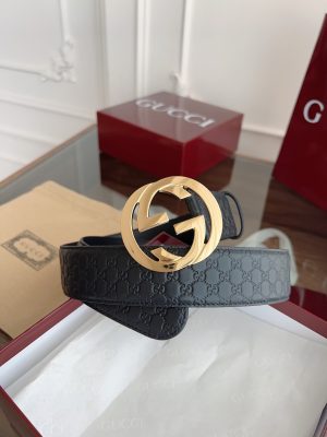 Gucci chiều rộng 38mm tủ chính xác 1: 1 khắc hoàn hảo