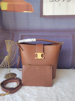 CELINE túi xách đen có thể mang theo