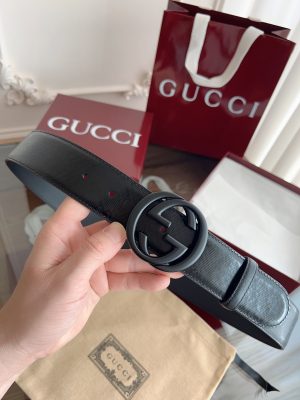 Gucci chiều rộng 38mm tủ chính xác 1: 1 khắc hoàn hảo