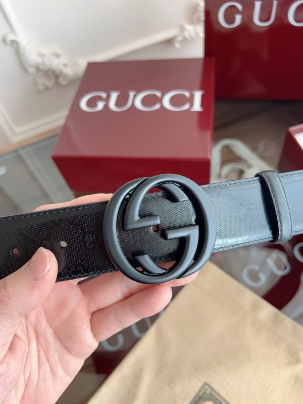 Gucci chiều rộng 38mm tủ chính xác 1: 1 khắc hoàn hảo