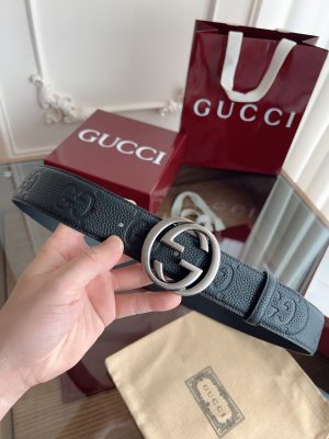 Gucci chiều rộng 38mm tủ chính xác 1: 1 khắc hoàn hảo