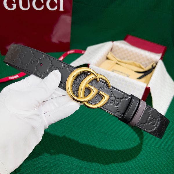 Gucci chiều rộng 38mm tủ chính xác 1: 1 khắc hoàn hảo