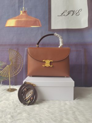 CELINE M. NINO túi da bò mềm