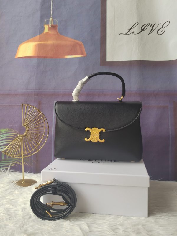 CELINE M. NINO túi da bò mềm