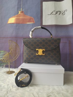 CELINE M. NINO túi da bò mềm
